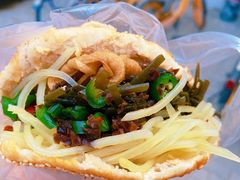 鸡蛋花干夹馍-三兄弟高炉烧饼