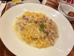 生奶油培根意大利面-玛格萝妮比萨屋(四平店)