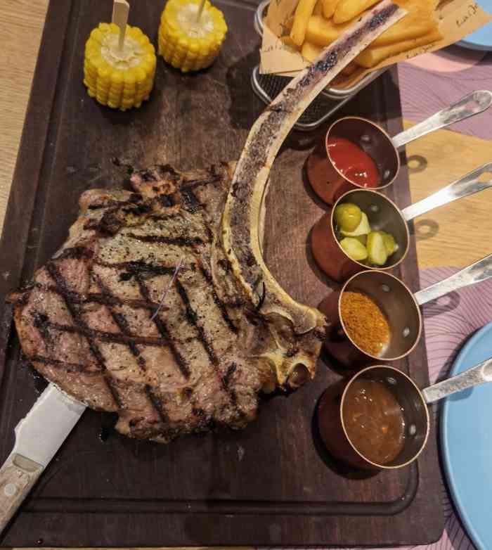 悦荟t骨牛排(高新万达店)-"带儿子来大连旅游玩啦一天,来高新区这边的