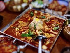 牛肉火山炒年糕-包装马车·韩国料理·포장마차