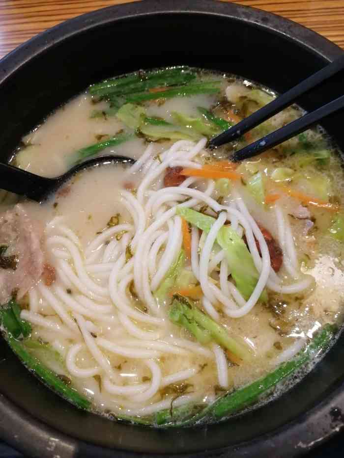 过桥缘·鸡汤米线(门头沟双峪店)-"一个人吃饱饱的～味道不错～下次