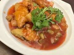 酸甜鳗鱼-莲华素食府