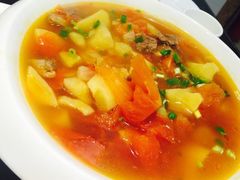 牛肉柿子-老码头黑皮肘子锅包肉熏酱水饺(文政街店)