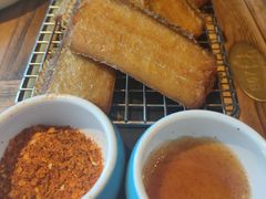 干炸带鱼-老头儿真传-老头儿油爆虾(胜利河美食街店)