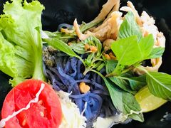 -蝶豆花蓝面条