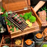 七夕带老婆来吃烤肉，被奖励了一千生活费！
