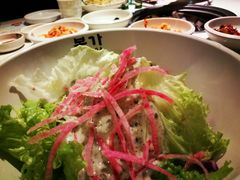 蔬菜沙拉-本家韩国烤肉(青岛万象城店)