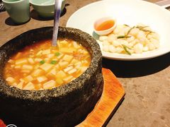 鸡汁豆腐煲-绿茶餐厅(崇文门新世界店)