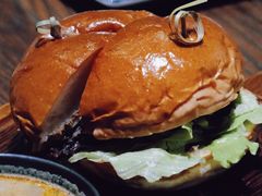 双层焦香和牛芝士汉堡-盐说Salt Talk北美风味西餐厅(海上世界店)