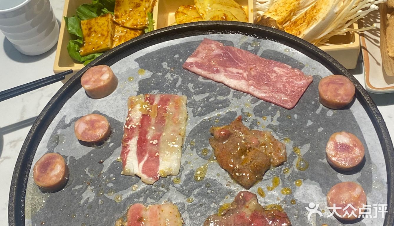 一盆就能吃饱俩人的烤肉套餐🔥