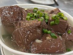 韭菜煮猪红-春满人间酒楼(园岭中路店)
