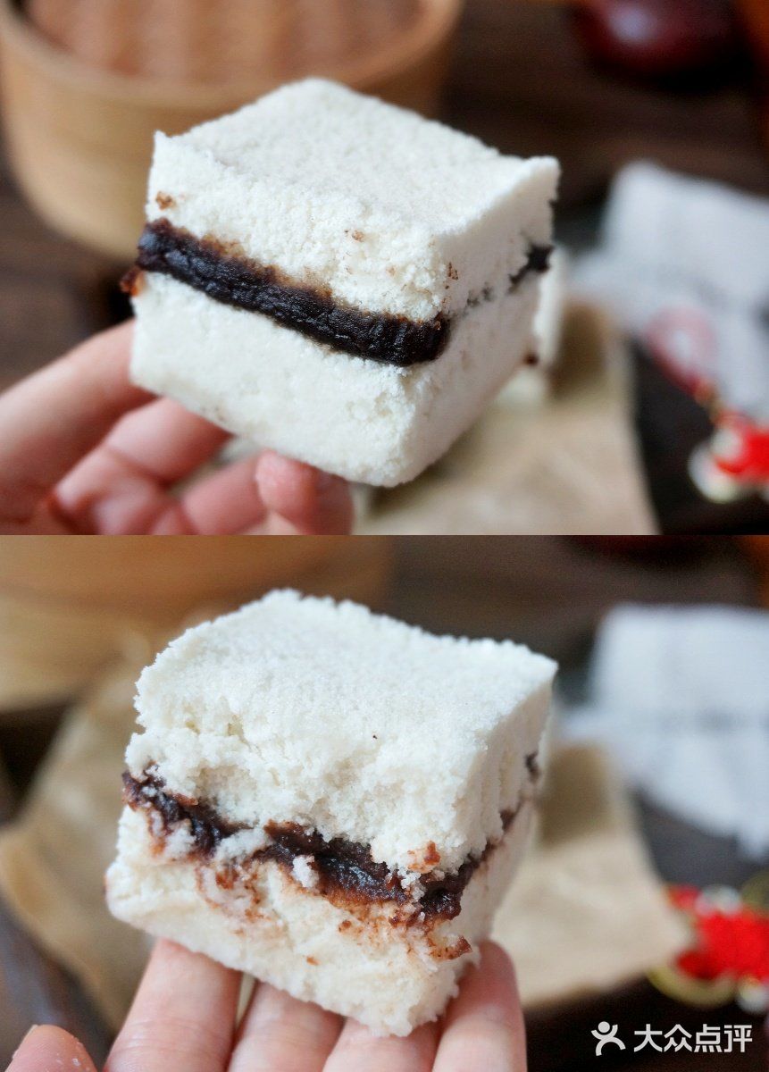 零失败7575松软香甜的豆沙松糕