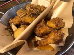 炸鸡翅一半一半-富乐满韩国正宗炸鸡韩国料理(虹泉路店)