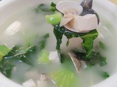 沙白芥菜豆腐汤-金辉海鲜餐厅