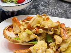 香葱炒黄金蟹-頂好酒家·经典粤菜(海信广场店)