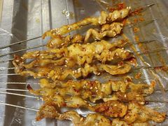 脆香鸡皮-淏淋牛肉小串