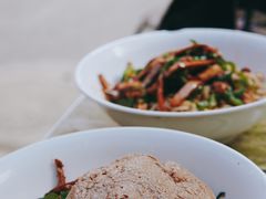 青椒干子肉丝干拌面-高邮面馆(明瓦廊店)