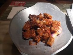 蒜香蜜汁排骨-绿茶餐厅(昌平悦荟店)