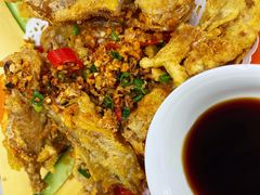 椒盐虎头鱼-凤城康记饭店