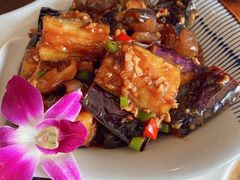 自制XO酱海参茄子-上楼私房菜(院士路店)