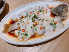 鲜花椒冬菜蒸鲈鱼-粤集·手工粤菜(皇庭广场店)