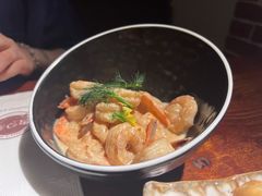 香草奶酪焗大明虾配萨茨比利酱-格鲁·秀色Georgia’s Feast