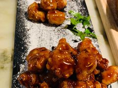 糖霜糖醋里脊-绿茶餐厅(昌平悦荟店)