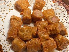 潮汕手卷炸稞肉-潮十三潮汕砂锅粥(高新四路大都荟店)