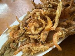 炸河虾-遇见小院—虹鳟鱼•农家菜(怀柔店)