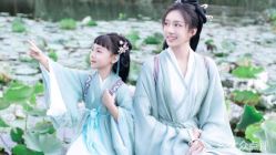 -后宫·古装汉服京剧儿童亲子全家福摄影