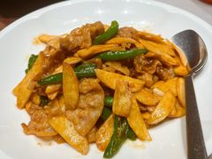 樟树港辣椒茭白炒雪花肉-明州小宴(文化广场店)