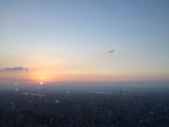 落日-台北101