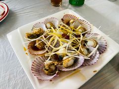油泼扇贝-1910老鲁味海鲜·戳子肉·青岛菜(金沙滩店)