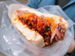 -清真马乐贝腊牛肉蛋黄菜夹馍(马蓉洒金桥店)