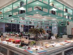自助取餐区-绿岛港轩海鲜烤肉涮锅自助餐厅