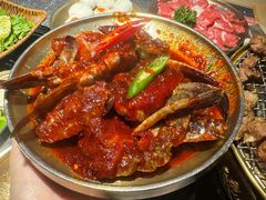 -草家酱蟹炭火烤肉店(珲春南路一店)