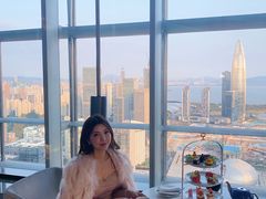 靠窗位-深圳中洲万豪酒店·大堂酒廊·高空海景