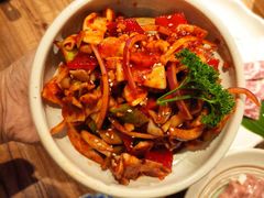 -明洞阿姨·韩式酱蟹烤肉·创意料理(三元桥店)