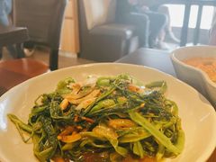 马拉盏炒通菜-大头虾越式风味餐厅(光明广场店)