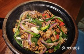 Stir-Fried Flower Sausage Pot