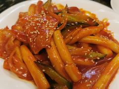 鱼饼炒年糕-桃园中华料理炸酱面(燕儿岛路店)
