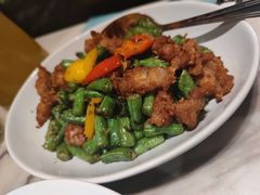 榄菜四季豆炒鸡脆骨-汤城小厨•粤菜•靓汤(西直门凯德MALL店)