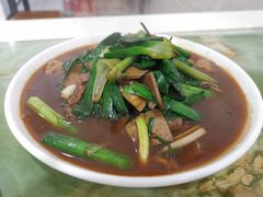 蒜苗炒羊杂-苏州藏书羊肉馆