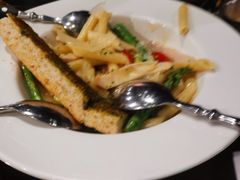 鸡肉芦笋奶油意面-bluefrog蓝蛙(悠唐购物中心店)