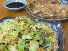鸡蛋肉丝炒兴化粉-福州人铭小吃