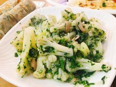 荠菜花菜蘑菇-台北楚楚园馅饼粥(虹桥南丰城店)