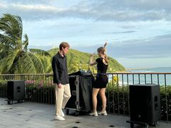 -日落吧·海景咖啡厅·餐酒吧·鸡尾酒·下午茶·乐队表演·浪漫夕阳·三亚文华东方酒店