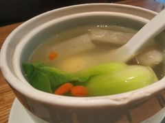 竹荪鸽蛋汤-竹里馆·淮扬菜·功夫茶(老门东店)