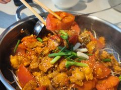 -贵州辣子鸡番茄鸡