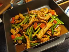 铁板八爪鱼炒年糕-老头儿油爆虾·知味杭州(爱琴海购物中心)